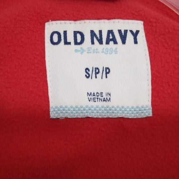 Old Navy | Red Puffer Full Zip & Snap Vest | Size S - Picture 5 of 7